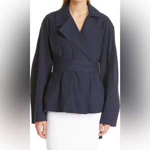 Vince Belted Linen Coat